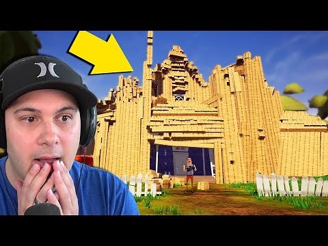 I Turned The Neighbor's House into A GIANT BOX FORT! | Hello Neighbor