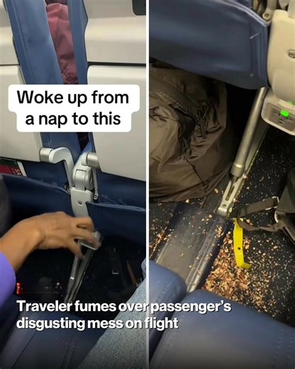 “I asked her to stop but it was too late… these poor flight attendants.” Full video in first comment | Bounty Hunter D