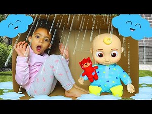Rain Rain Go Away Song with Leah Pretend Play with Dolls + More Nursery Rhymes & Kids Songs