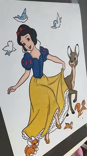 Disney Princess Snow White Coloring Video