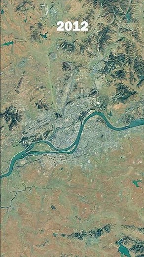 36 Years In 10 Seconds: Pyongyang North Korea Timelapse