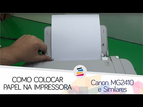 Tutorial de Uso - Dicas para abastecer papel Multifuncional Canon MG2410 MG2910 e Similares - SULINK