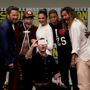 174K views · 1.1K shares | This cast knows how to geek out. Check out their favorite on-set moments. #JusticeLeague | Justice League Movie | Facebook