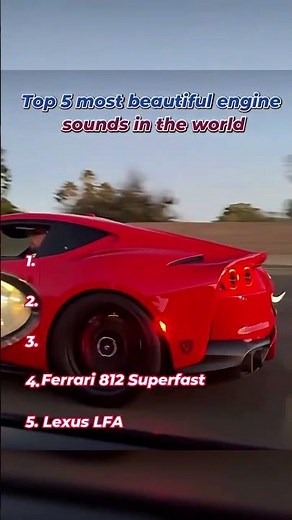 Top 5 most beautiful engine sounds in the world