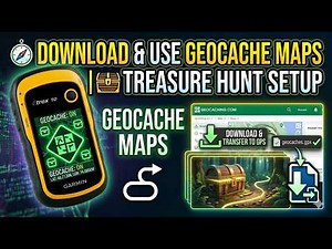 How to Download & Use Geocache Maps on Garmin eTrex 10 | Beginner Step-by-Step Tutorial