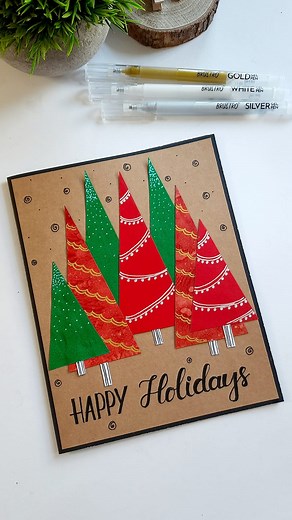286K views · 2.5K reactions | DIY CHRISTMAS CARD  #fblifestyle #christmasgifts | Handmade cards ideas | Facebook