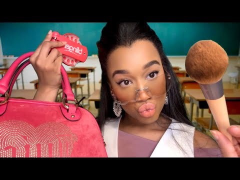 ASMR Girl Who’s Obsessed with 2007 Gives You a Makeover in Class 💄✨ ASMR Make-up Application