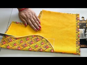 Blouse Ki Designs | Simple And Easy Blouse Design | Cutting And Stitching Back Neck Blouse Design