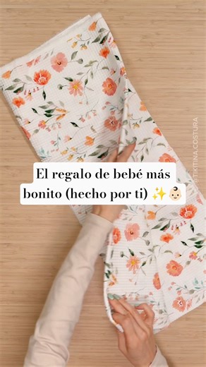 👉 🎀 The baby blanket you can sew in less than 30 minutes (with free pattern) 👶🧵