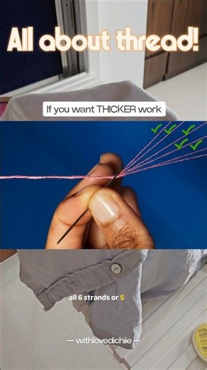 HOW TO USE EMBROIDERY THREADS