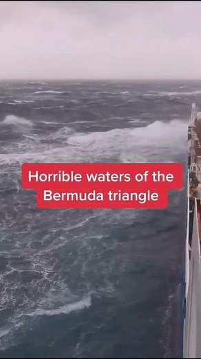 HUGE waves at the Bermuda Triangle