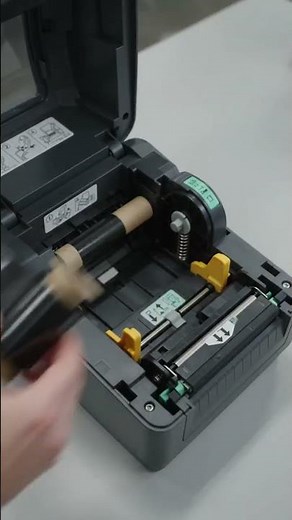 How to change Ribbon Zebra ZD series Barcode printer #zerbraprinter #Gk420 #howto