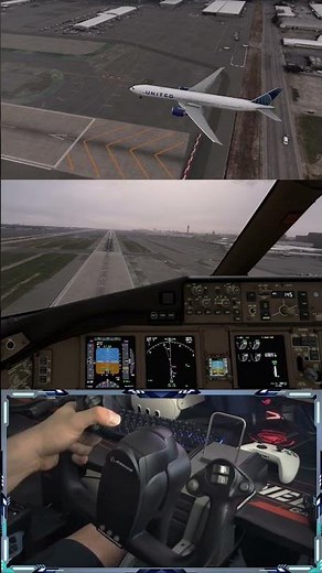 How to land the Boeing 777 in Microsoft Flight Simulator #shorts #aviation #msfs2024 #msfs2020