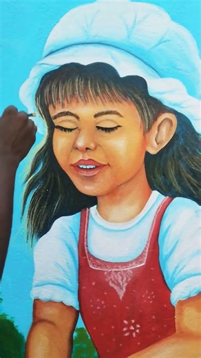 Wall painting girls #youtubeshorts #tarending video virul Reels girl #artistlife