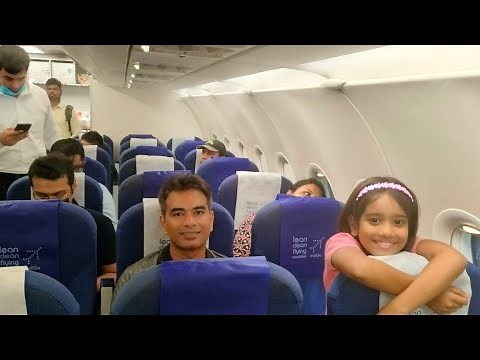 Inside view of Indigo flight