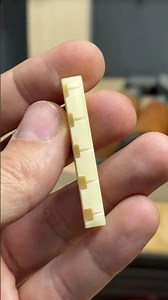 Making custom compensated nut for bass