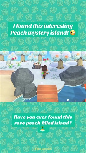 I found this interesting peach filled mystery island! 🏝️😳 #fyp #island #mystery #acnh #animalcrossing