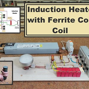 DIY Induction heater with Frrite Core Coil
