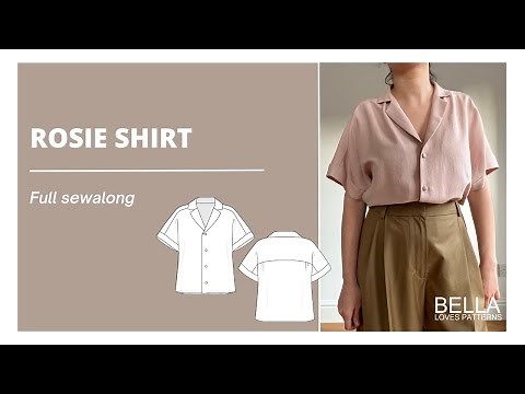 Rosie Shirt Full Sewalong - Bella Loves Patterns