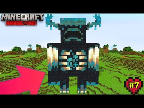 I build a warden statue in minecraft hardcore || hardcore series ep 7