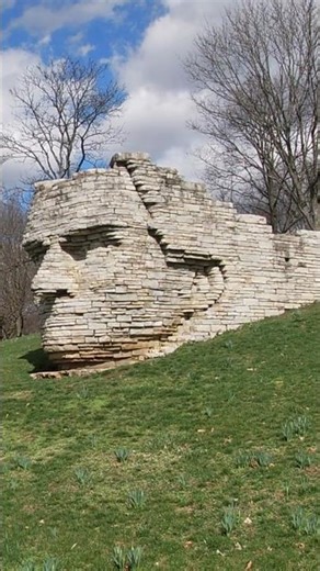Chief Leather Lips Sculpture Dublin Ohio