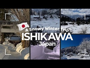 Winter Walking Tour of Ishikawa: Snow-Covered Beauty in Japan #traveljapan #snow
