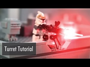 Moveable Turret | Lego StarWurs stopmotion tutorial