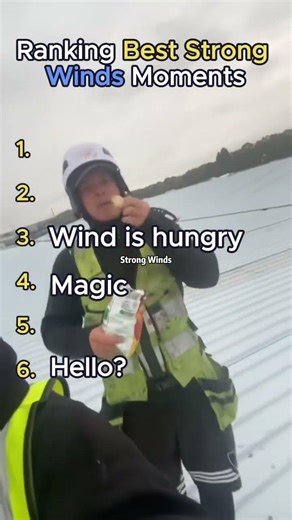 Ranking Best Strong Winds Moments #funny #fails #shorts