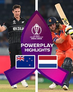 800K views · 2.3K reactions | The early wicket of Vikramjit Singh helped New Zealand keep Netherlands' dangerous opening pair at bay  Powerplay highlights  #CWC23 #NZvNED | ICC Cricket World Cup | Facebook