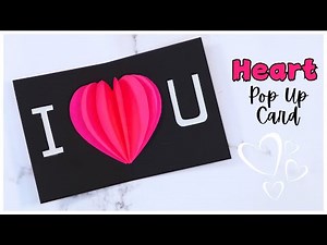 Easy Pop Up Card Tutorial | Valentine's Day DIY