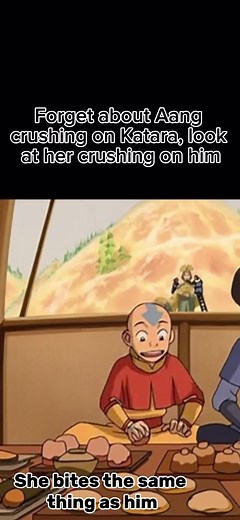 Katara Crushing on Aang in Avatar: The Last Airbender