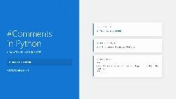 Python 入门与基础-注解#comment