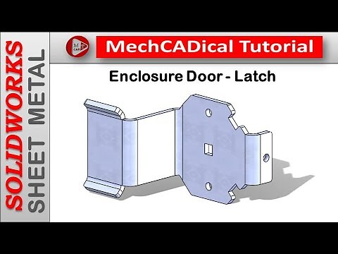 Enclosure Door - Latch In SolidWorks