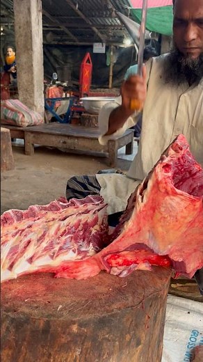 Cow's sirloin meat cutting skills #meatcuttingtechniques #meatmarket #meat