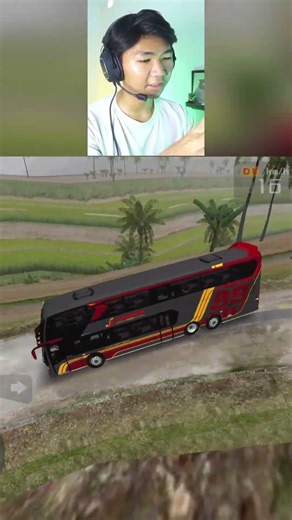 HAMPIR JATUH DI TIKUNGAN TAJAM #BUSSID #JATUH #TIKUNGAN