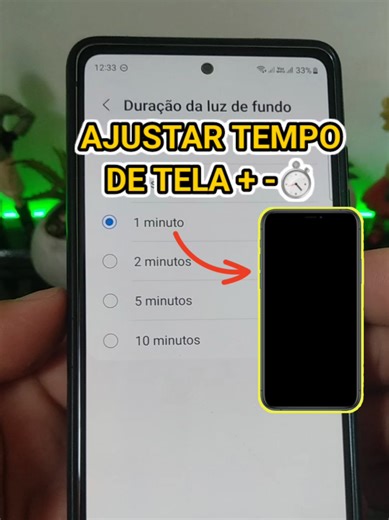 Como AJUSTAR o TEMPO DE TELA do Celular (Aumentar ou Diminuir) .@school android br . #tempodetela #dicas #celular #android