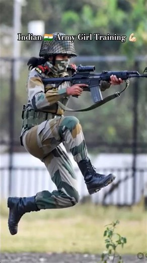 Indian 🇮🇳 Army Girl Training 💪🏻 #army #shortsfeed #ncc #shorts #viralnow #military #training......