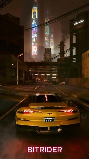 Cyberpunk 2077: Rayfield Caliburn Night Drive | $157K Hypercar POV