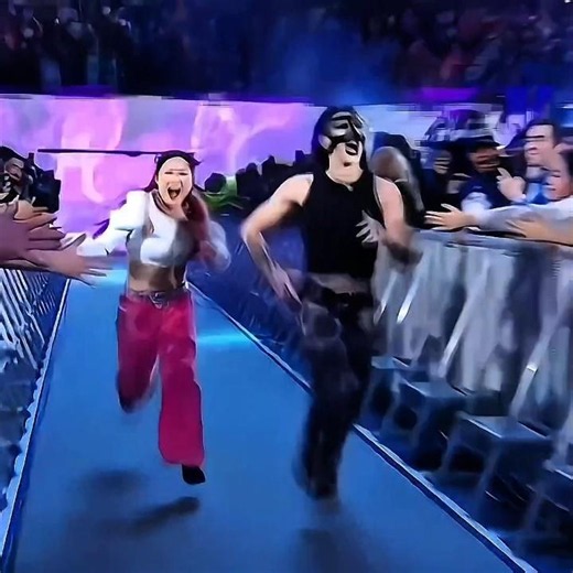 Auska Team Attack On Rhea Ripley Team Edit! ☠️ #wwe #rhearipley #edit