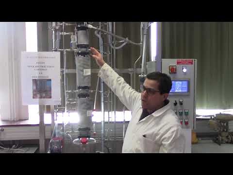 Exemple de physique : Colonne de rectification.