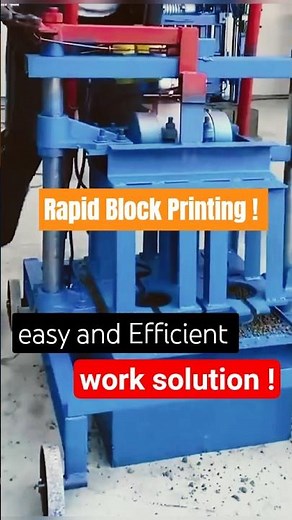 Super Fast Concrete Block Making Machine