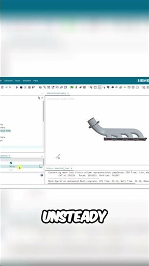 Unsteady Solve: Mastering Physical Time Simulation #shorts