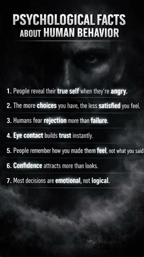 These 7 Psychological Truths Explain Human Behavior Instantly #psychology