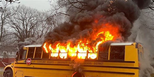 ‘Incredibly grateful’: Driver helps kids escape school bus that caught fire on way to school