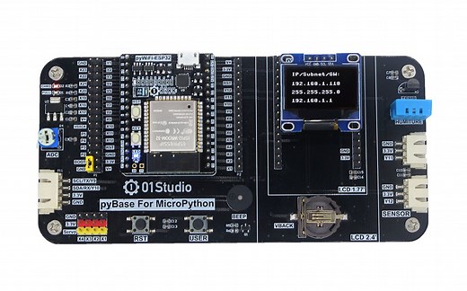 【01科技】pyWiFi-ESP32 MicroPython开发板（ESP32平台）