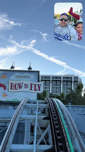 Hands down, The Craziest ride on Disney property! 🙌🏽🤪✈️ #GoofysSkySchool#POV #RidePOV#DualCapture #DisneyCaliforniaAdventure