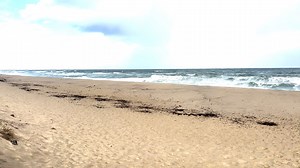 Minute Out In It: Large waves from a storm wash up on Coast Guard Beach in Eastham. Listen to the wind, waves, and sounds as they roll through. | Cape Cod National Seashore