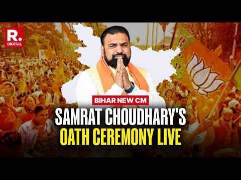 Samrat Choudhary Oath Ceremony LIVE | Bihar New CM Swearing-In Ceremony | Nitish Kumar | JDU | BJP