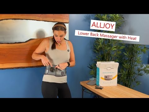 ALLJOY Lower Back Massager with Heat, with 5 vibrations! #backmassage #massager #lowerbackpain