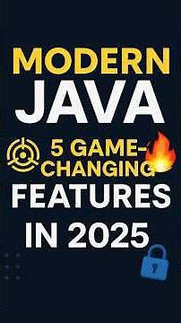 Java in 2025: 5 Game-Changing Features You Need to Know! #javaprogramming #learnprogramming